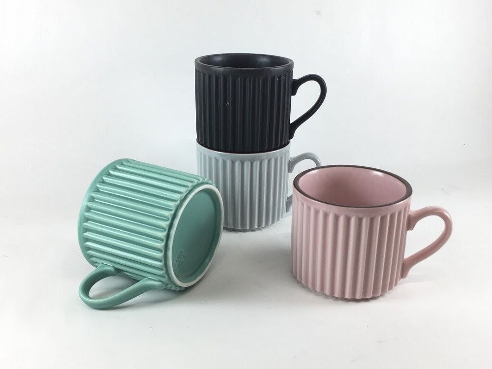 波佐見焼 大新窯 ギア 210ccマグカップ (ピンク/グレー/くろ/セージ) 【8cm 210cc カップ コップ カラ..