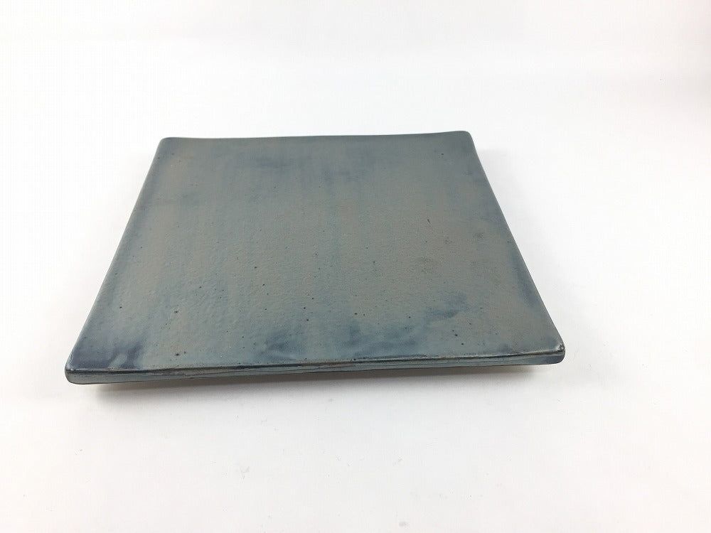 有田焼 原重製陶所 瑞峯窯 170三ツ足角板皿 黒ラスター 【17cm 皿/小皿/プレート】