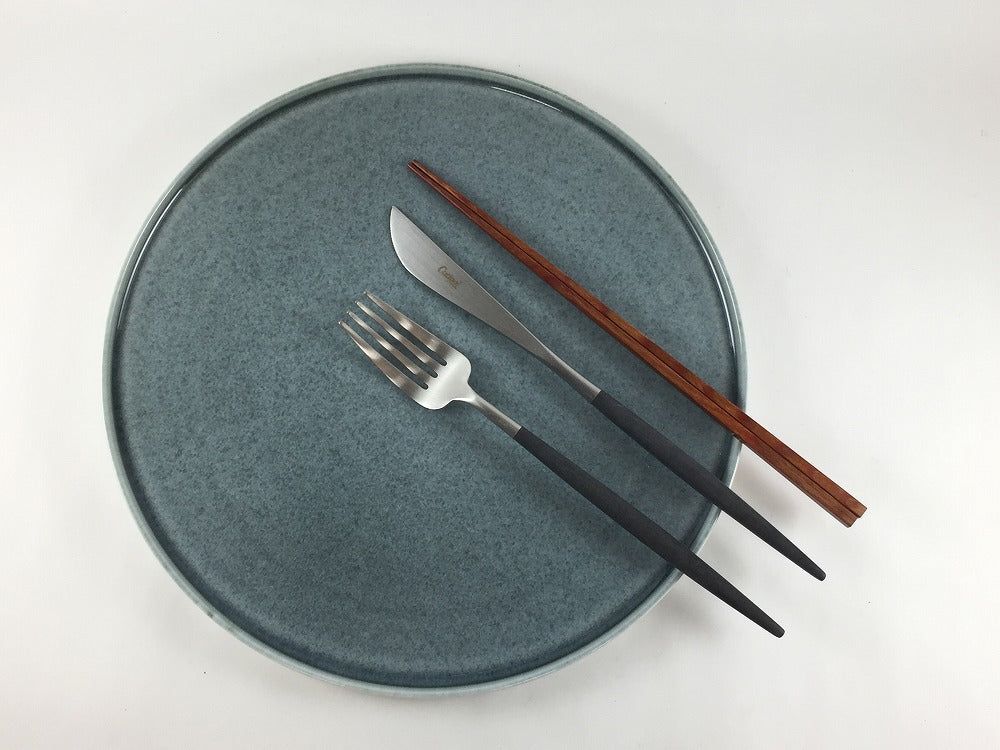 有田焼 原重製陶所 瑞峯窯 frame26cmプレート 薄墨【26cm 大皿 丸皿 平皿 プレート】