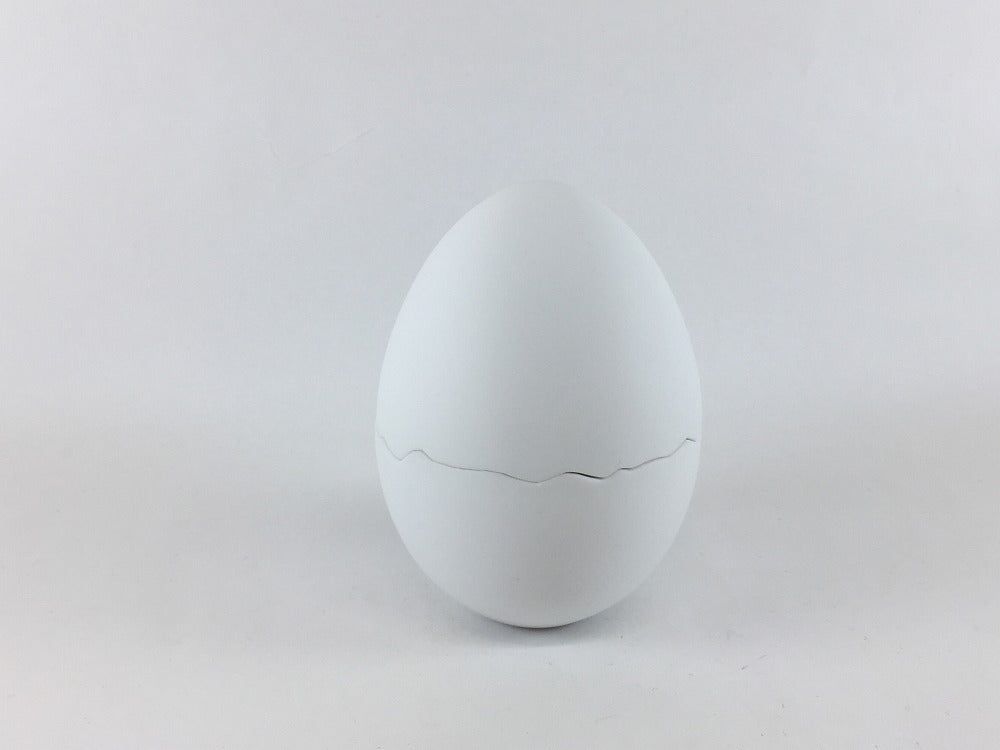 有田焼 やま平窯 エッグカバードボウル 7.5cm エッグシェル白【小物入れ/インテリア小物/蓋物】