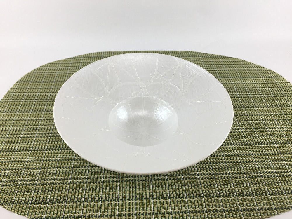 有田焼 吉右衛門窯 雲銀彩筋目七宝 ラージリムボウル 16cm【小鉢 中鉢 ボール 皿】