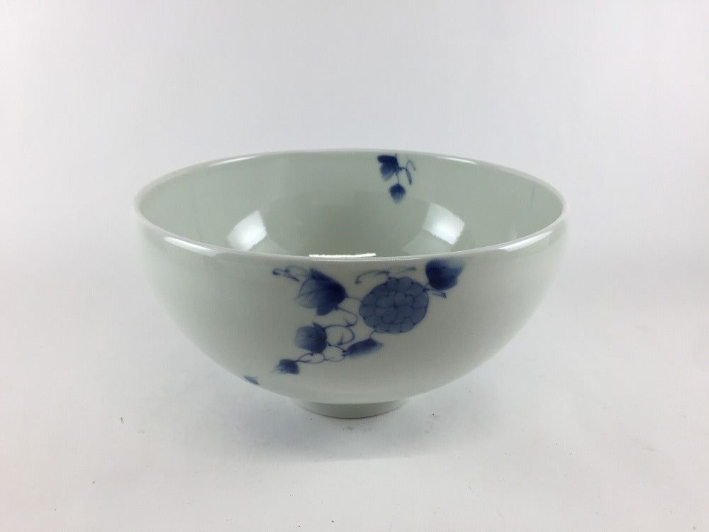 【訳あり品】有田焼 170鉄鉢丼(藍帯唐花)17cm【アウトレット】