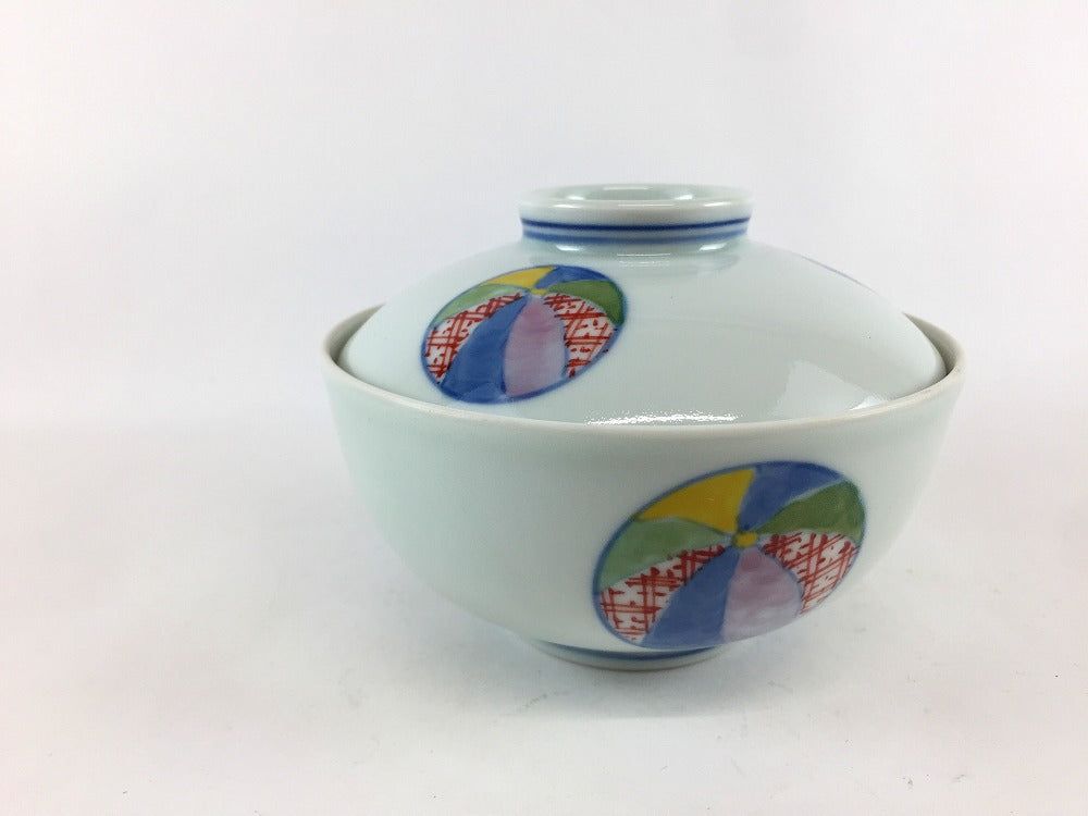 【訳あり品】11cm丸蓋物.風船 波佐見焼【アウトレット】