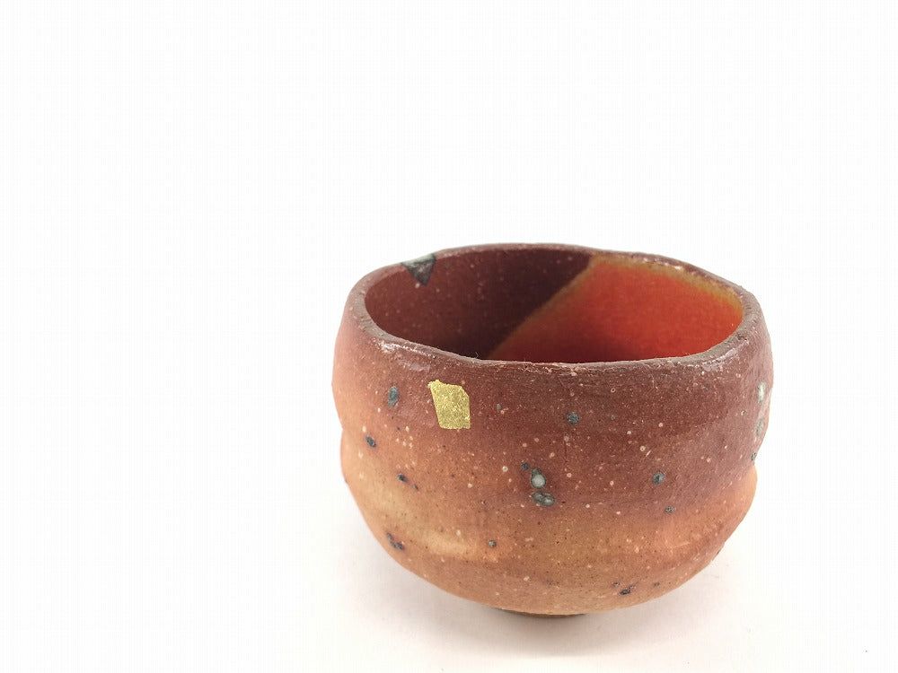 【訳あり品】有田焼 小抹茶小鉢 土彩金銀箔内赤 9cm/200cc【アウトレット】