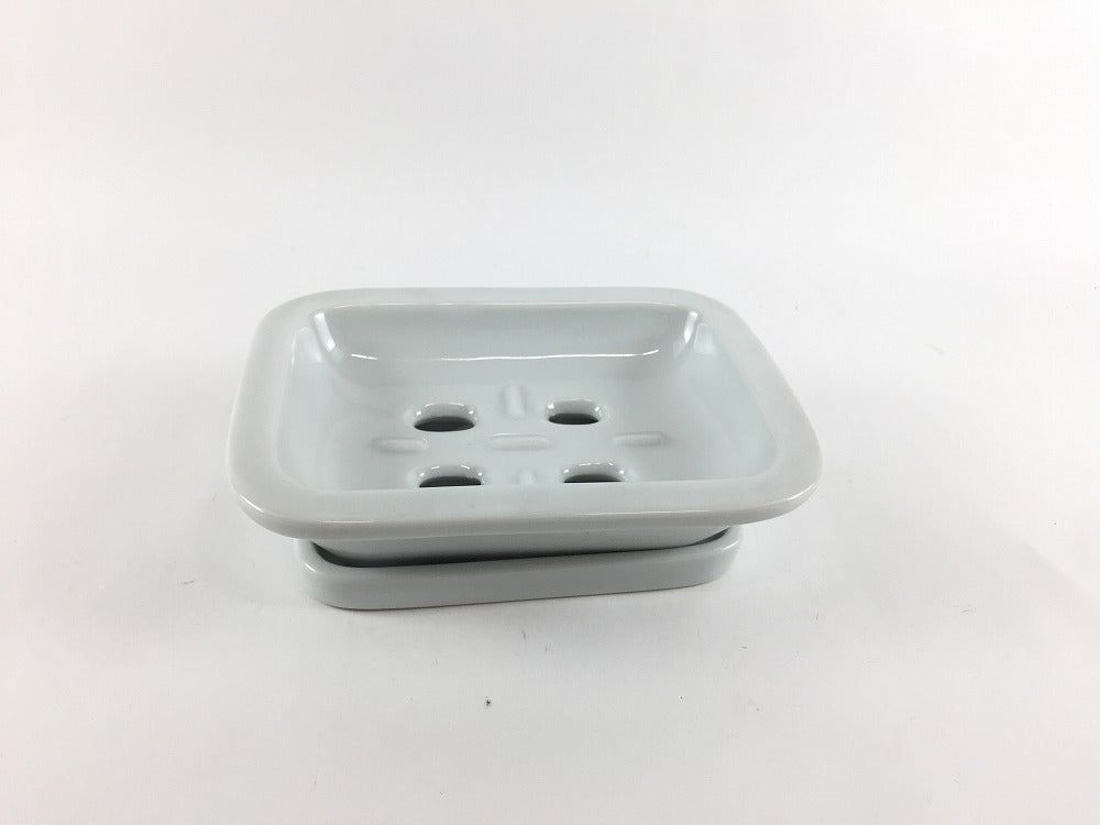 【訳あり品】波佐見焼 白.石鹸入れセット 12cm 【アウトレット】