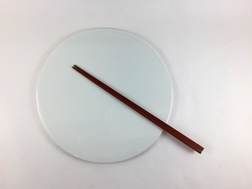 有田焼 原重製陶所 瑞峯窯 フラットプレート 21cm 白磁【21cm 中皿 丸皿 平皿 プレート 白い器】