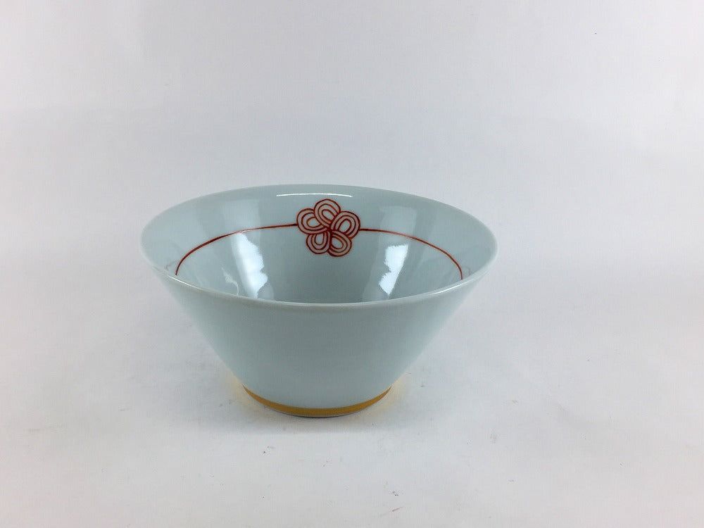 【イーグルス感謝祭 10％Offクーポン & P10倍】伊万里焼 田森陶園 15cm反ボウル 赤梅水引【15cm ボウル ボール 中鉢 丼 どんぶり お正月 食器 ハレの日の器 おめでたい日に】