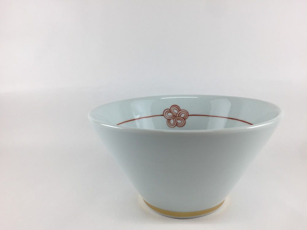 【イーグルス感謝祭 10％Offクーポン & P10倍】伊万里焼 田森陶園 17cm反ボウル 赤梅水引【17cm ボウル ボール 中鉢 丼 どんぶり お正月 食器 ハレの日の器 おめでたい日に】