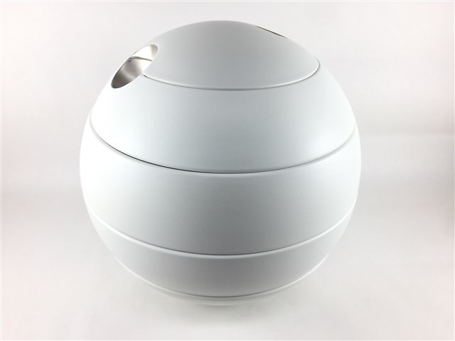 有田焼 李荘窯 玉4段おせち重.白マット金銀彩【白マット金銀彩.珠型四段重】【22cm 四段 4段重 重箱 白色】【玉おせち おせち料理入れ】