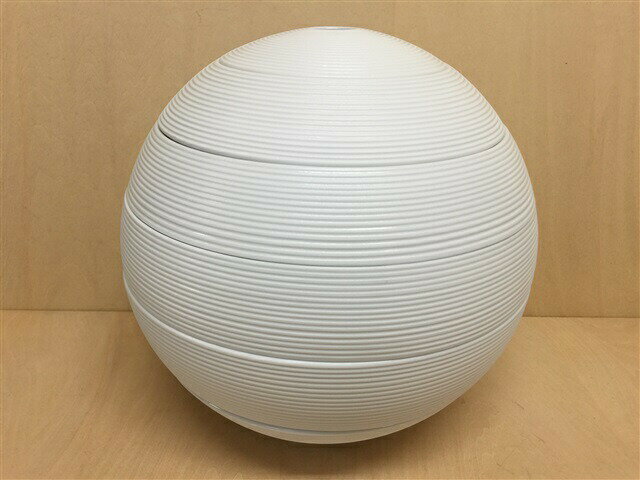 有田焼 李荘窯 玉おせち重(白磁千段)【珠型五段重】【26cm 重箱 5段重 陶磁器 おせち料理】