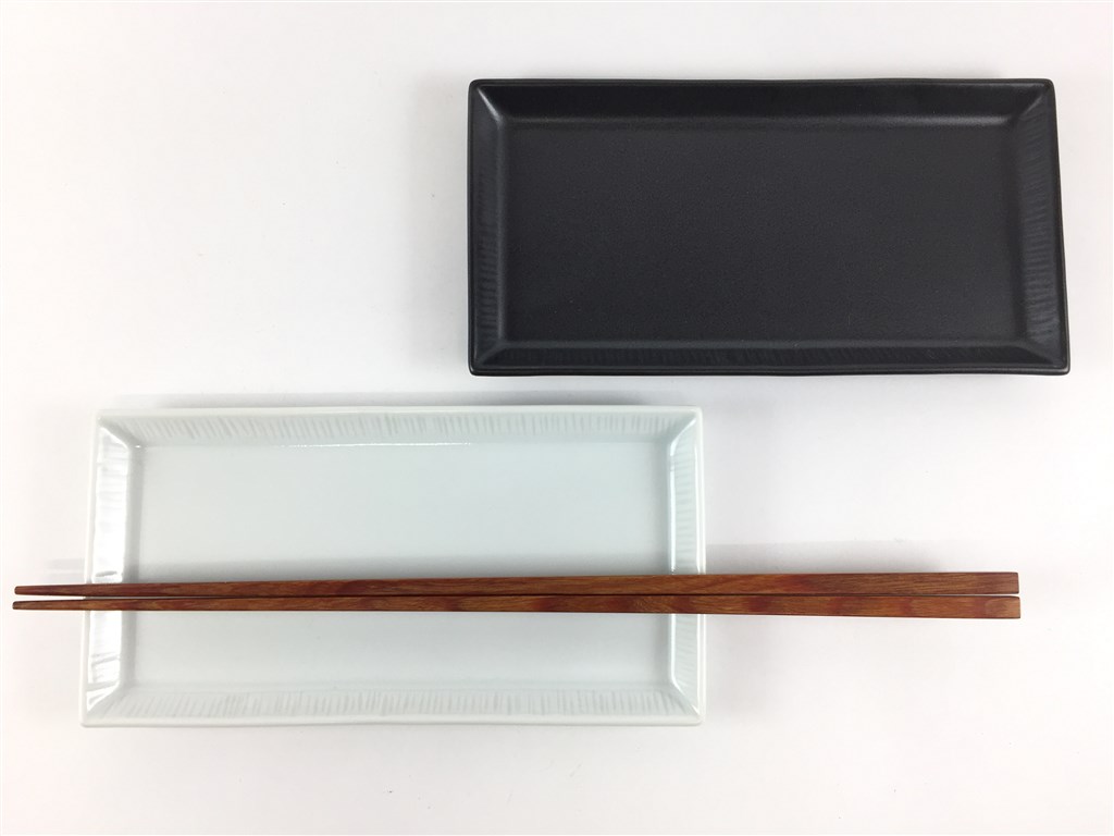 波佐見焼 永泉窯 長小皿(15×7) (白マット/黒マット)【15cm 皿 小皿 フラット プレート 長皿 角皿 白色の器 黒色の器 しろいろ くろいろ】【あす楽対応】