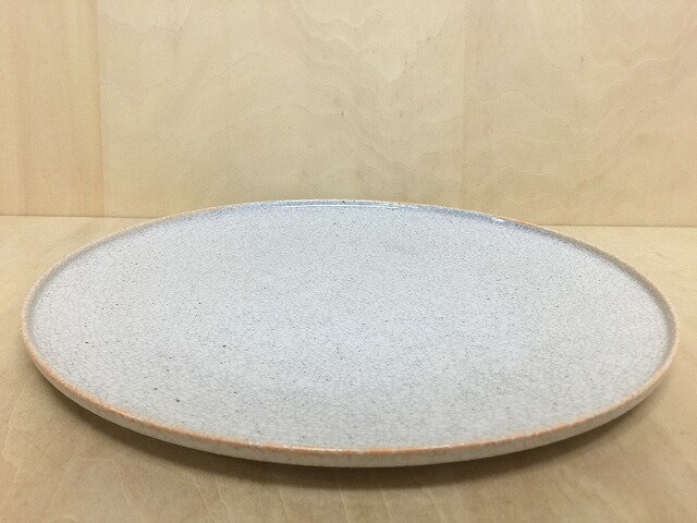 有田焼 徳幸窯 frame30cmプレート(墨貫入)【大皿 プレート 丸皿 30cm 30cm以上 皿 和食器 磁器】