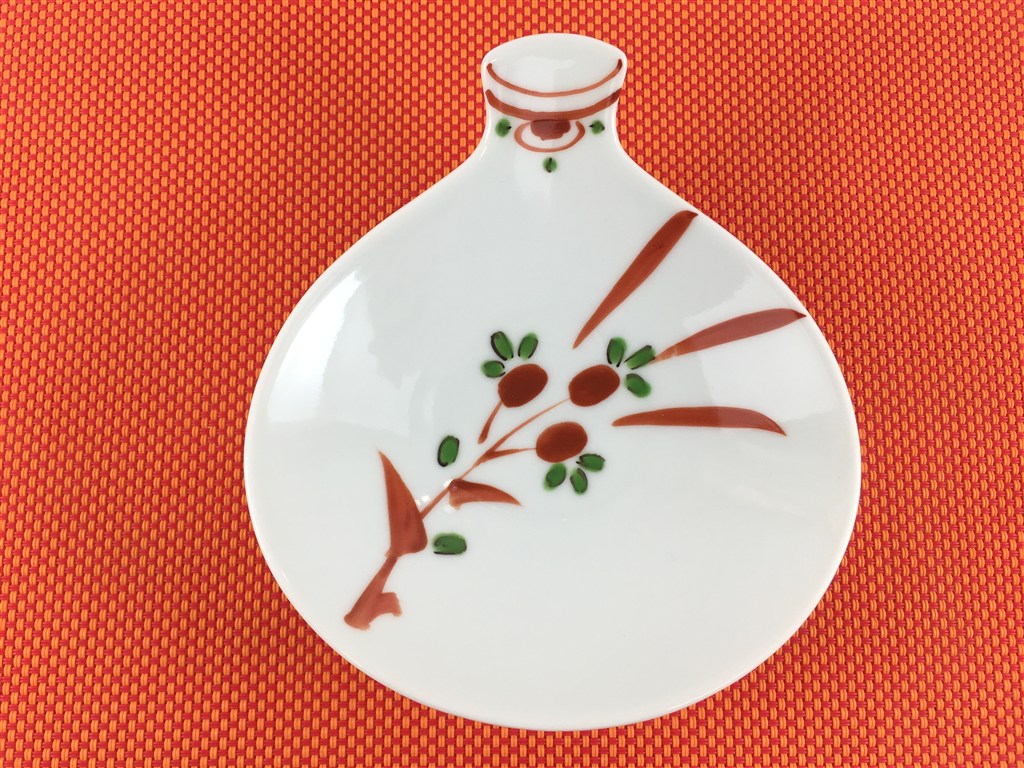 伊万里焼 田森陶園 徳利皿.古赤絵【12cm 13cm 小皿 皿 和食器/磁器 和柄 日本製】