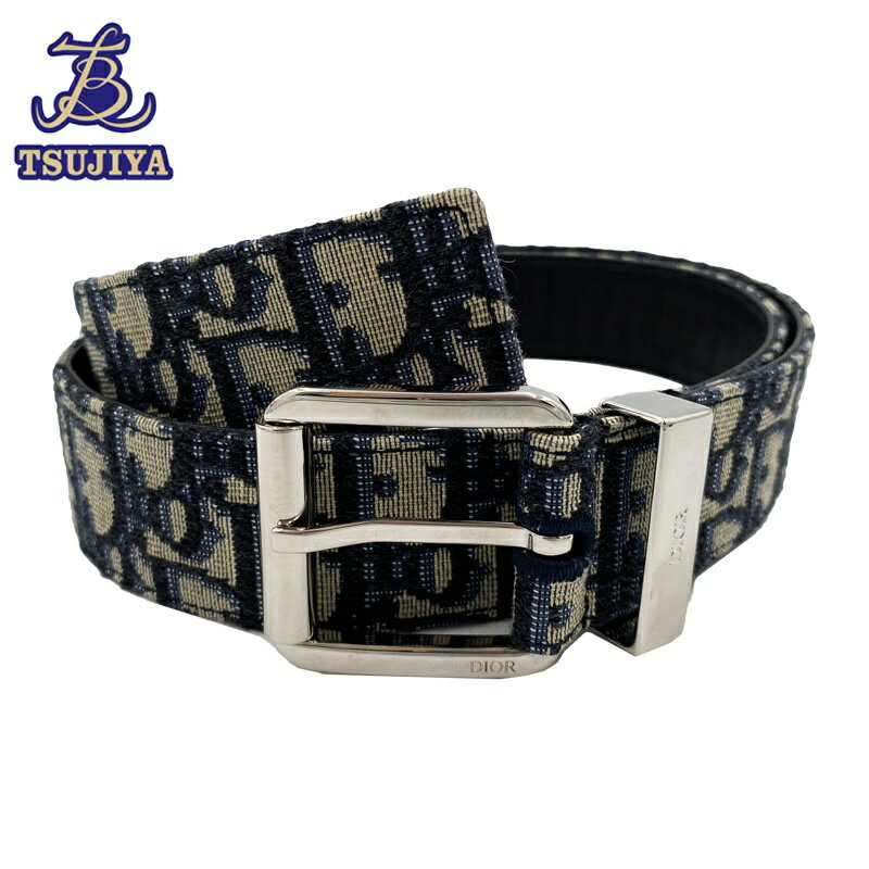 【中古AB】Dior ディオール オブリーク ベルト 23-MS-0261 メンズ #90【辻屋質店S0980】【質屋出品】
