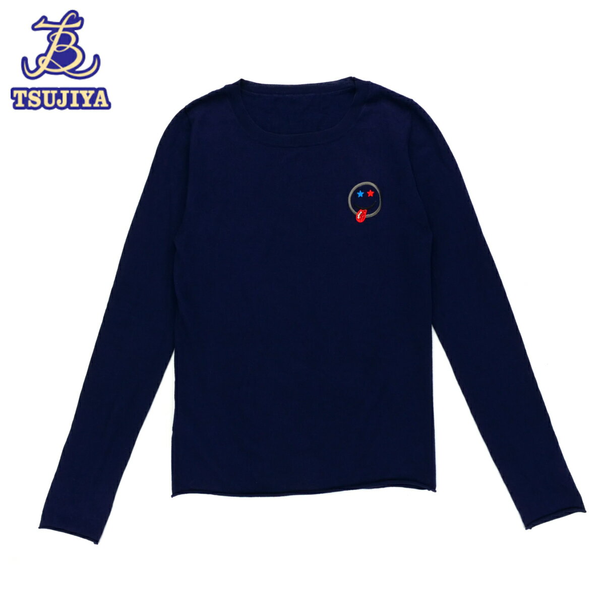 Lucien Pellat-Finet ルシアンペラフィネ セーター ネイビー #S 中古B【辻屋質店A3071】【中古】【質屋出品】