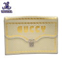 GUCCI グッチ　セカンドバッグ　GUCCY　SEGA　セガ　アコーディオン　アイボリー/ゴールド　スター　510422　中古AB【辻屋質店B2434】【中古】【質屋出品】