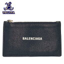 BALENCIAGA バレンシアガカードコインケースブランドロゴ594311レザー　ブラック中古AB【辻屋質店B2282】【中古】【質屋出品】