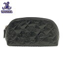 ★レタパ配送_同梱不可★◆大幅値下げ!◆CHANEL シャネルコスメポーチ パテントレザーブラック 1414xxxx中古AB【辻屋質店B2241】【中古】【質屋...