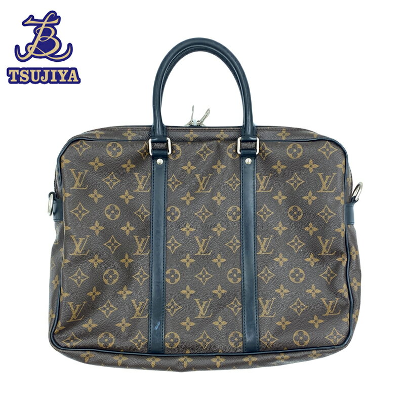 LouisVuitton ルイヴィトン　モノグラム　ポルトドキュマン　ヴォワヤージュ　M52005　ビジネスバッグ　中古B【辻屋質店B2413】【中古】【質屋出品】