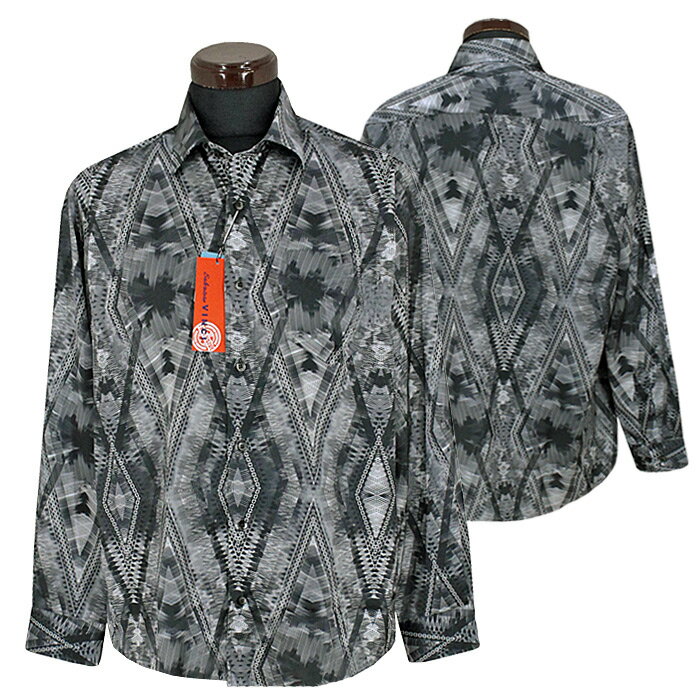 サルバトーレビンチ_ワイドカラーシャツ_2024秋冬_黒系メンズファッションツルタ■サルバトーレビンチは パジェロ の姉妹ブランドです