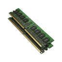 Buffalo MV-D2/800-S1G互換品 PC2-6400（DDR2-800）対応 240Pin用 DDR2 SDRAM DIMM 1GB×2枚セット