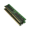 Buffalo DD400-512MB×2互換品 PC3200（DDR400）DDR SDRAM 184Pin DIMM non ECC 512MB×2枚