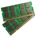 Buffalo MV-D2/N800-2G互換品 PC2-6400（DDR2-800）対応 200Pin用 DDR2 SDRAM SO DIMM 2GB×2枚セット