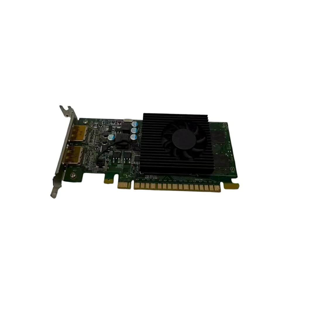 ＊写真はイメージとなりますので、予めご了承下さい。 商品詳細◆製品名：NVIDIA GeForce GT730 GDDR5 2GB◆メモリ：GDDR5 2GB◆ディスプレイ出力端子：DisplayPortx2◆型番：GT730 GDDR5 2GB ◆最大解像度：3840x2160 4K 出力対応 ◆対応OS：Windows 11/Windows 10/Windows 8/Windows 7 32bit 64bit 両対応 ◆不要、省スペ−ス ロ−プロファイル規格 ◆外形寸法：ロープロファイル規格 160mm(幅) × 70mm(高さ) × 16mm(厚さ) ※掲載された写真はイメージとなりますので、実際にお送りする物と異なる場合もございます。※在庫状況により、デザインや型番等に変更がある場合も御座いますが、同等品となりますので、ご了承ください。商品動作・外観●動作確認済み。●本体外枠を簡易清掃しましたが、中古品ですので場合によってキズ、汚れ、シール跡、変色等があります。予めご了承下さい。●動作保証は商品到着後1ヵ月保証商品になります。
