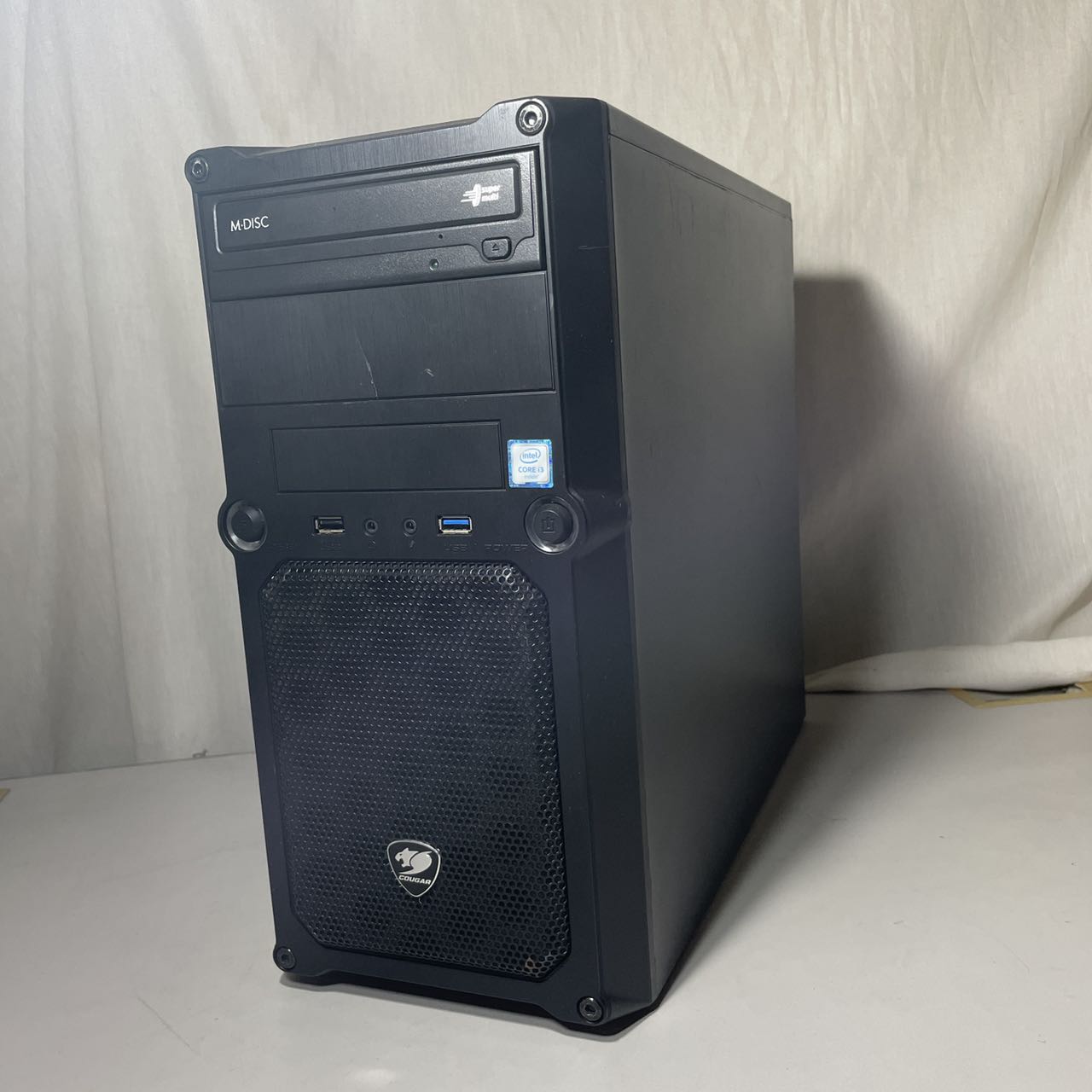 Windows11 Pro 64BIT COUGAR製タワー Core i3第6世代 16GB 新品SSD 512GB DVD 中古パソコン デスクトップ