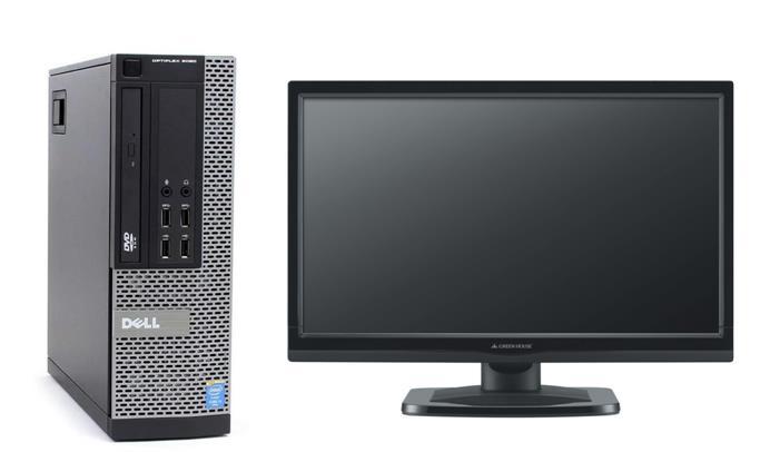Windows7 Pro 32BIT DELL Optiplex 9020/7020/3020 SFF Core i5-4570 3.20GHz 4GB 500GB DVD Office付 22型液晶 中古パソコン デスクトップ