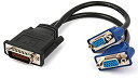 中古品 DMS-59 to VGA×2 変換ケーブル 2分岐
