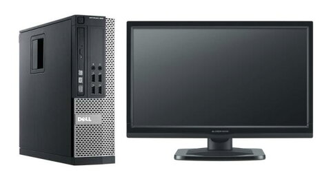 【新品1GBグラボ搭載 HDMI端子有】Windows7 Pro 64BIT/DELL Optiplex 790 SFF/Core i5-2500 3.30GHz/8GB（新品メモリ）/1TB/スーパーマルチ/22インチ液晶付/Office 2013有り【中古パソコン】【即日発送】