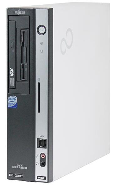 Windows XP Pro（HDDリカバリー領域有）/富士通 ESPRIMO D5290 Core2 Duo 2.93GHz/4GB/1TB/DVD 中古パソコン デスクトップ