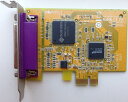 中古品 パラレルポート PCI Card PAR5408A ロープロファイル PCI-Express プリンターポート