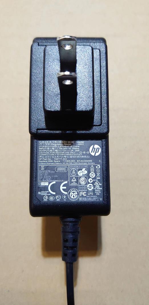  HP TPC-BA53 711905-001 BT-AG240AWE 12V 2A б å5.5mm1.7mm ACץ