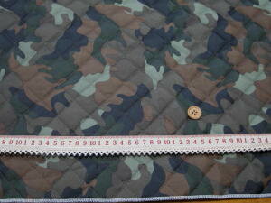 ナイロンオックスキルト 迷彩柄 キルティング 布地 手芸 プリント生地 レッスンバッグ シューズ入れ 体操着入れ 巾着袋 布団袋