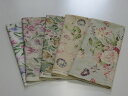 約50cm×50cm シーチング カットクロス 5枚セット 5 YUWA有輪 花【メール便2p可】 生地 布地 ハギレ はぎれ 小物つくり マスク