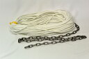 6mm×30m ステンレスチェーン付きアンカーロープ