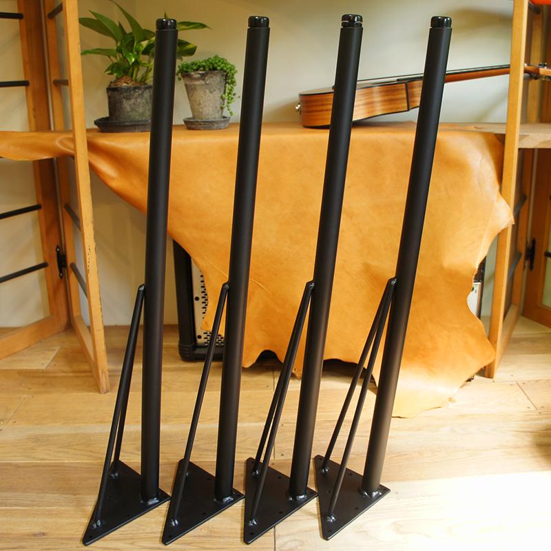 日本製!】#27角度付 テーブル 脚 パーツ DIY用 鉄脚4本セット 日本製!】#27角度付 テーブル 脚 パーツ DIY用 鉄脚4本セット