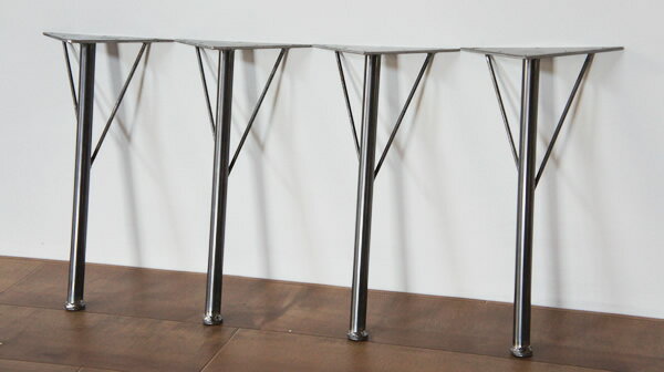 【日本製！】4本セットロータイプ角度付鉄脚(てつあし) テーブル 脚パーツローテーブル センターテーブル用 フロイド…