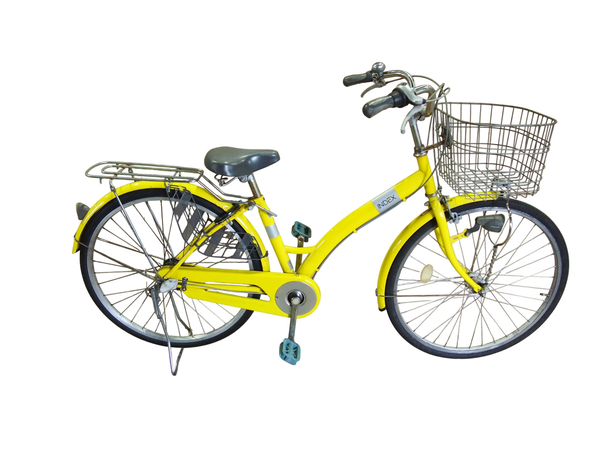 楽天市場】自転車 26インチ 変速 オートライト（カラーイエロー