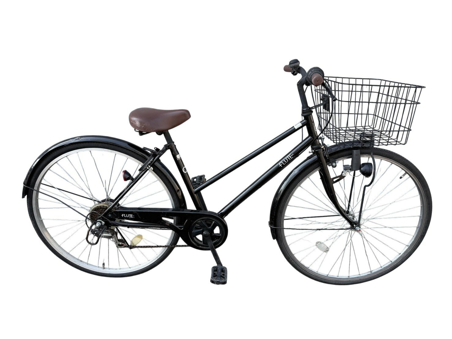 中古自転車 FLUTE 27インチ 外装6段ギア ダイナモライト 自転車 #414