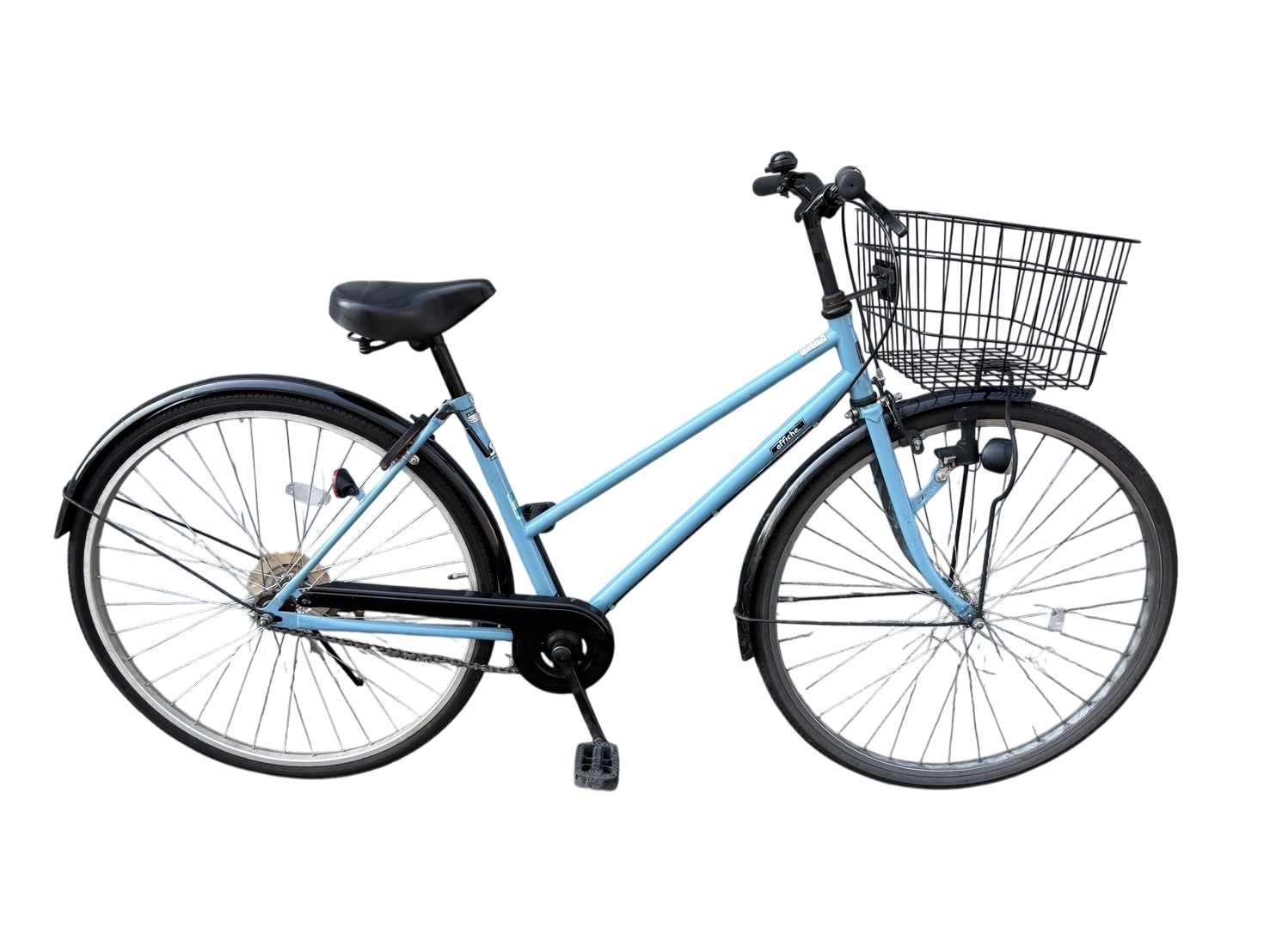 中古自転車 affiche 27インチ ダイナモライト シングルギア 自転車 #487
