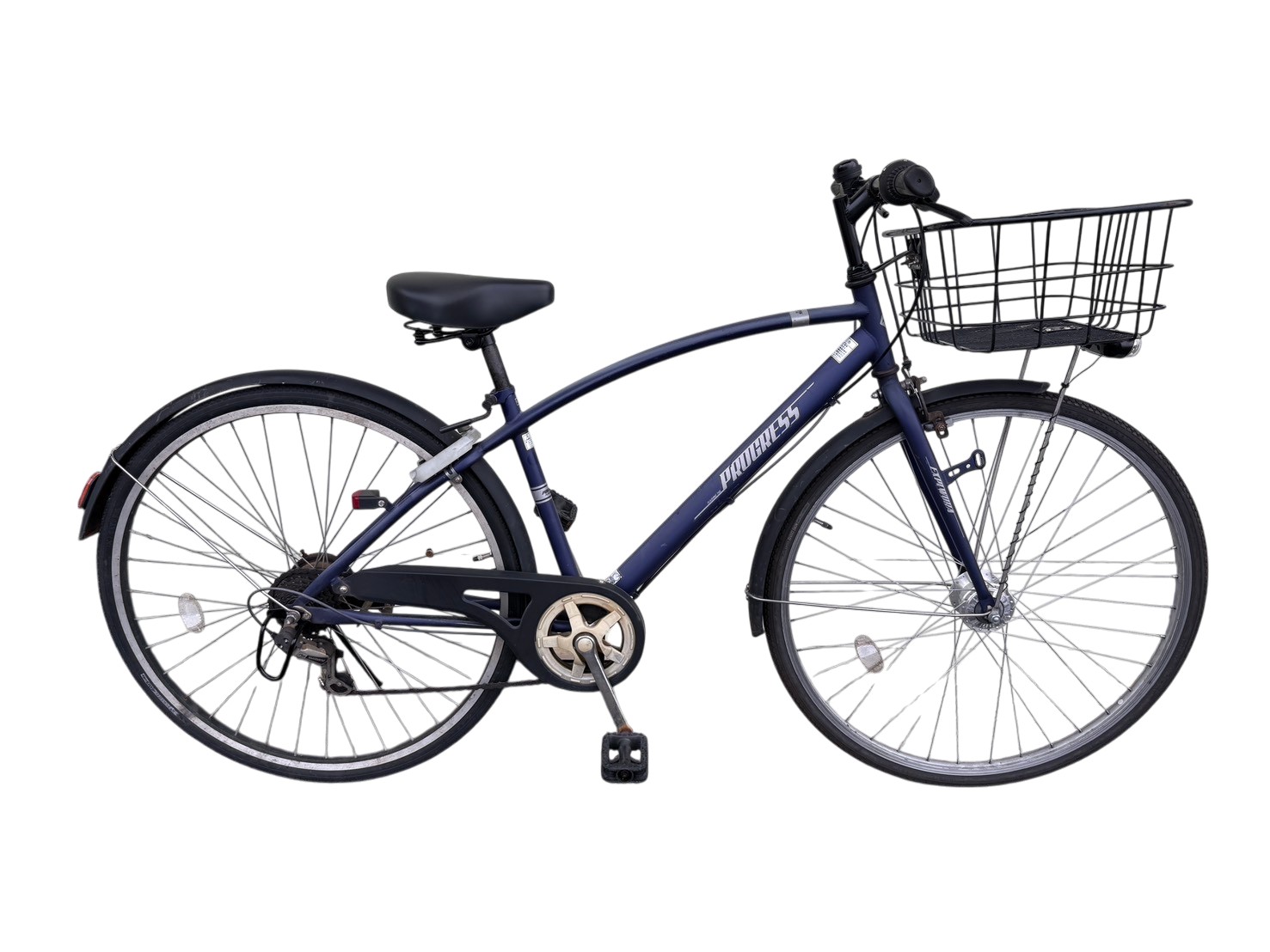 中古自転車 PROGRESS（プログレス） 27インチ オートライト 外装6段ギア 自転車 #538