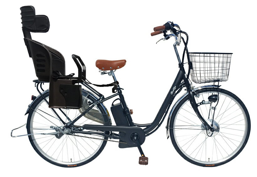 自転車子供乗せ【東京・神奈川送料無料】【完成品配送】電動自転車SUISUIBM-P10樹脂子供乗せセット!シマノ製内装3段26インチ電動アシスト自転車