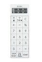 ドリテック 電卓付バイブタイマー CL-124 ホワイト JAN:4536117026788
