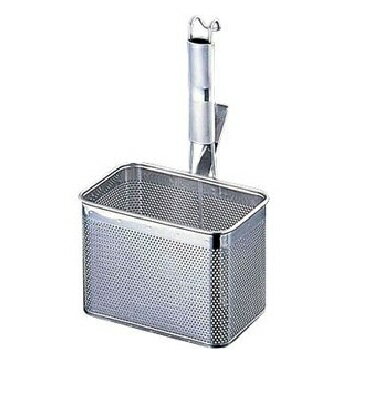 三宝産業　UK　18-8　パンチング　角てぼ　横型　パイプ柄　L【品番:0925 3092】JAN:4520785003004