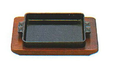 SANWA　鉄　ギョーザ皿　長角　小　14cm【電磁調理器対応】JAN:4560378691454