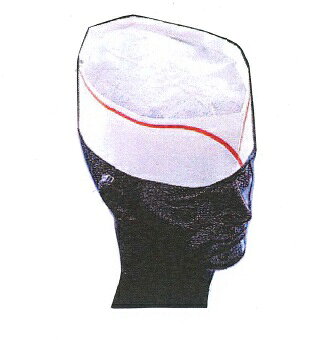 フォレージュハット レッドライン（100枚入） A95002 全高：85mm