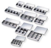 赤川器物製作所　AG　18-8　普及型調味料バット（ヤクミ入れ）2ヶ入【品番:66702】JAN:4560127492257